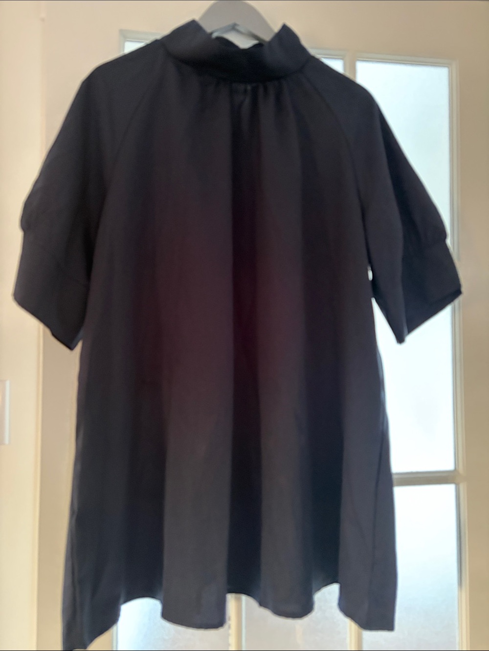 Classic Black Short-Sleeve Men’s Shirt